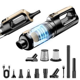 MONOZEL front view with nozzles showing compact design and accessory assortment