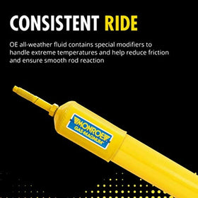 Monroe Gas-Magnum packaging with warranty card reassuring buyer confidence