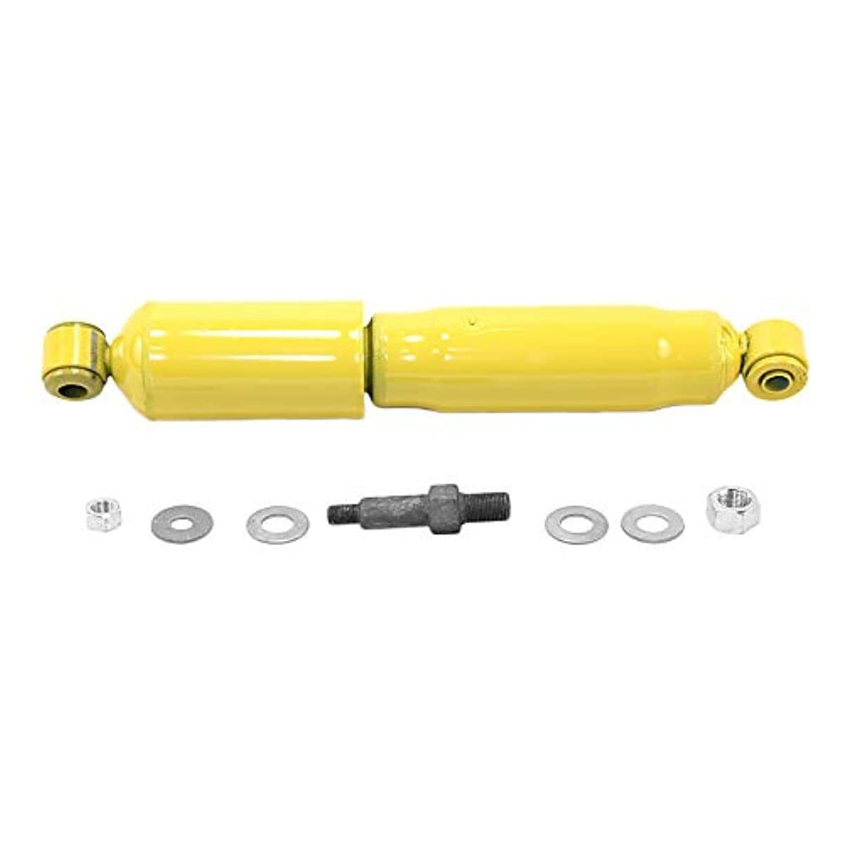 Monroe Gas-Magnum piston rod detail showing nitrocarburized strength benefit