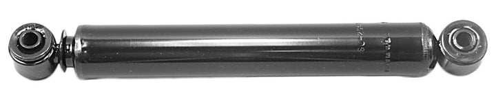Monroe steering damper front view showing robust construction and vibration control