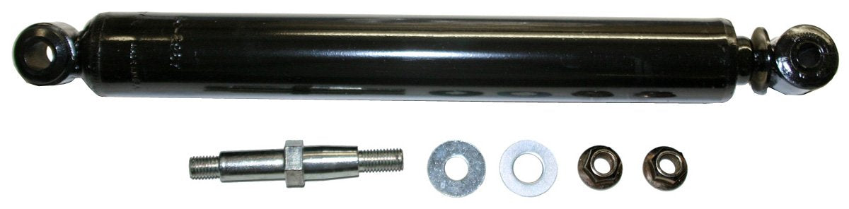 Monroe Magnum SC2967 front profile showing mount points and durable finish for improved steering control