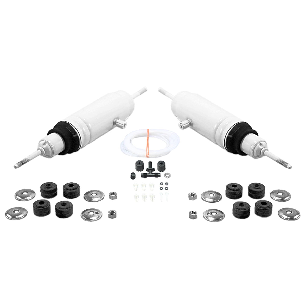 Monroe MA705 front-profile showing adjustable air fitting and durable construction benefit