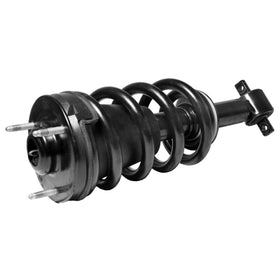 Monroe front assembly installed and ready to replace factory strut, improving handling