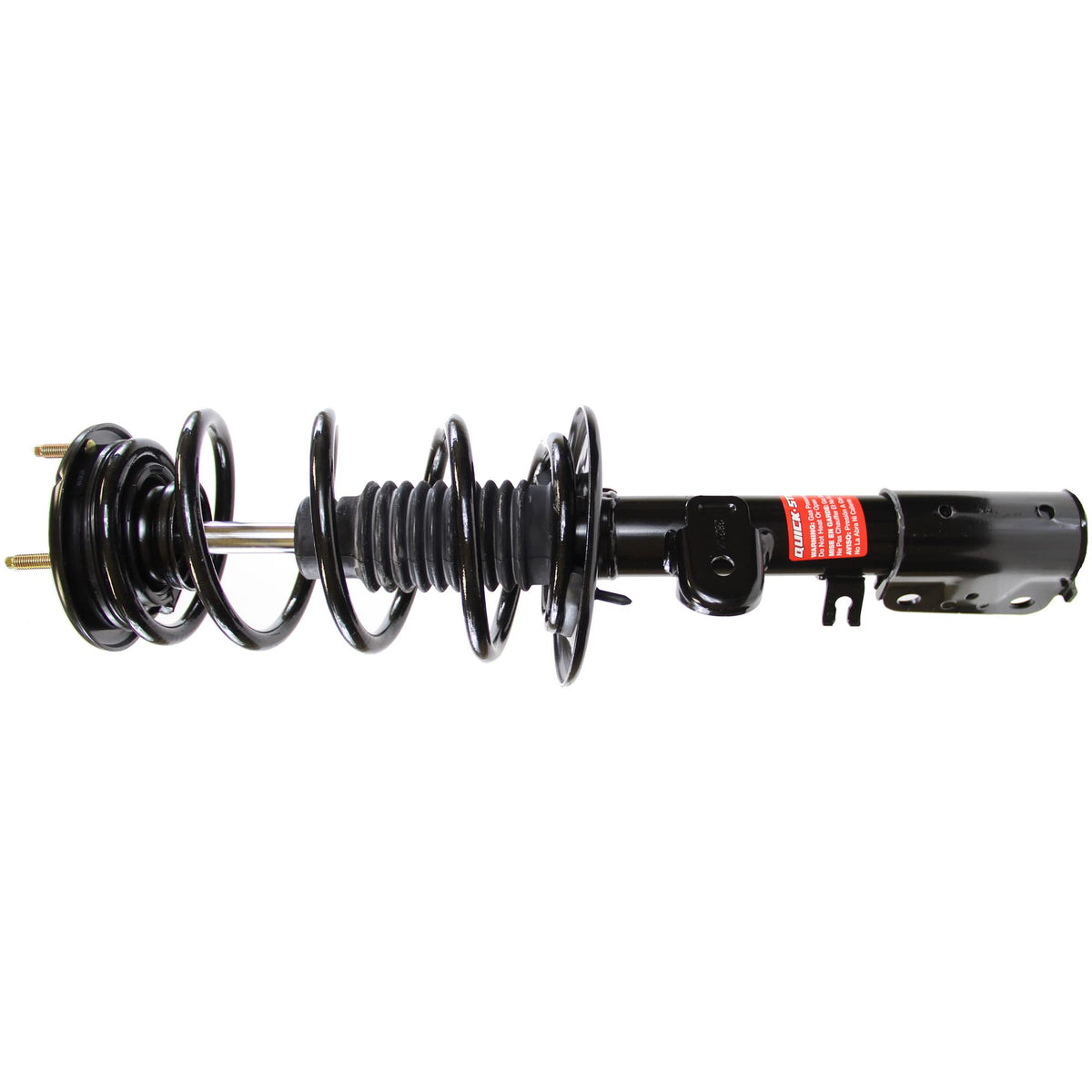 Monroe Quick-Strut front assembly showing complete preassembled unit and faster installation