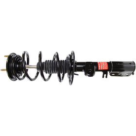 Monroe Quick-Strut front assembly showing complete preassembled unit and faster installation