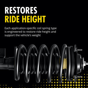 Monroe Quick-Strut installed on Ford Explorer front improving handling and ride quality