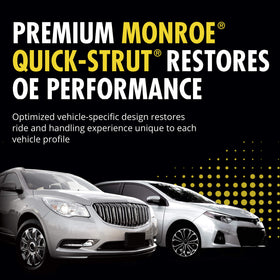 Monroe coil spring close-up showing coil design and calibrated ride-height support