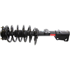 Monroe quick-strut front assembly showing complete unit for easier installation