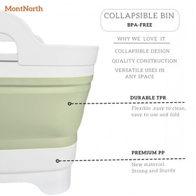 MontNorth basin filled with dishes illustrating roomy 9L capacity benefit