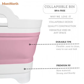 MontNorth inside view with dishes showing ample 9L capacity for washing