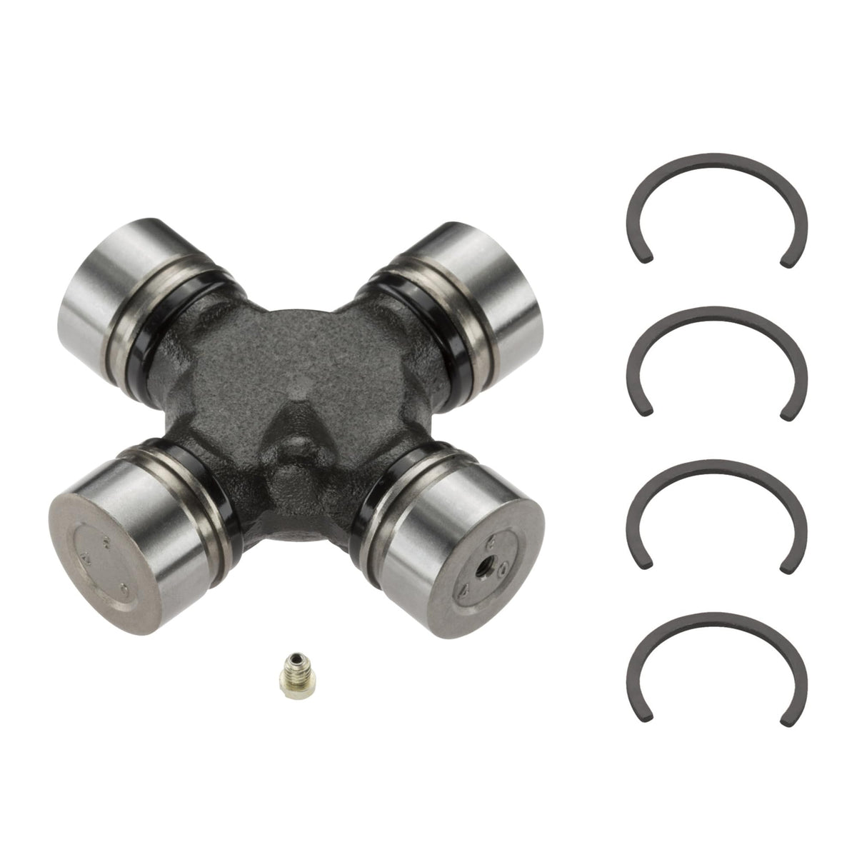 MOOG 235 front view showing grease fitting and robust construction for longer life