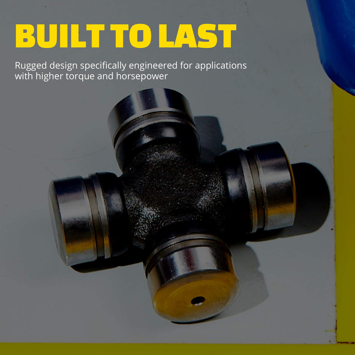 MOOG grease fitting detail illustrating easy maintenance access