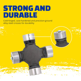 MOOG 377 forged cross shaft detail demonstrating high fatigue resistance