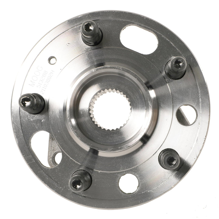 MOOG 513288 front hub assembly showing full front view and dependable fit