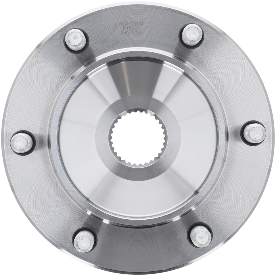 MOOG 515201 front hub assembly showing full front face for accurate fit
