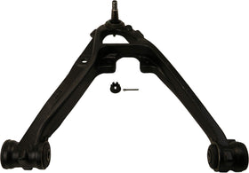 MOOG control arm close-up showing reinforced arm for tougher loads