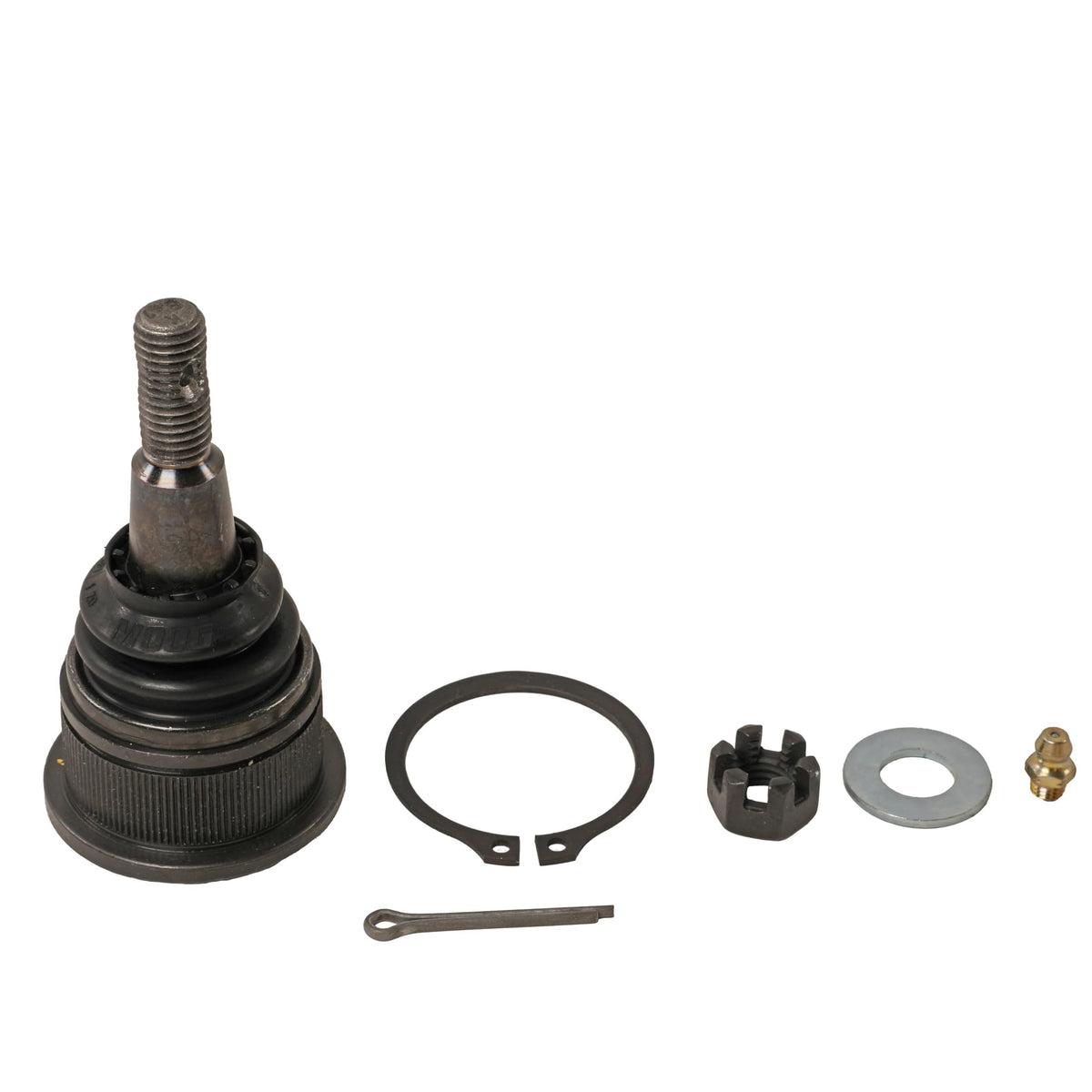 MOOG drag link front view showing robust construction and fitment benefit