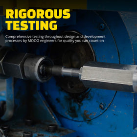 MOOG DRiV kit in garage next to tools highlighting DIY-friendly, time-saving repair