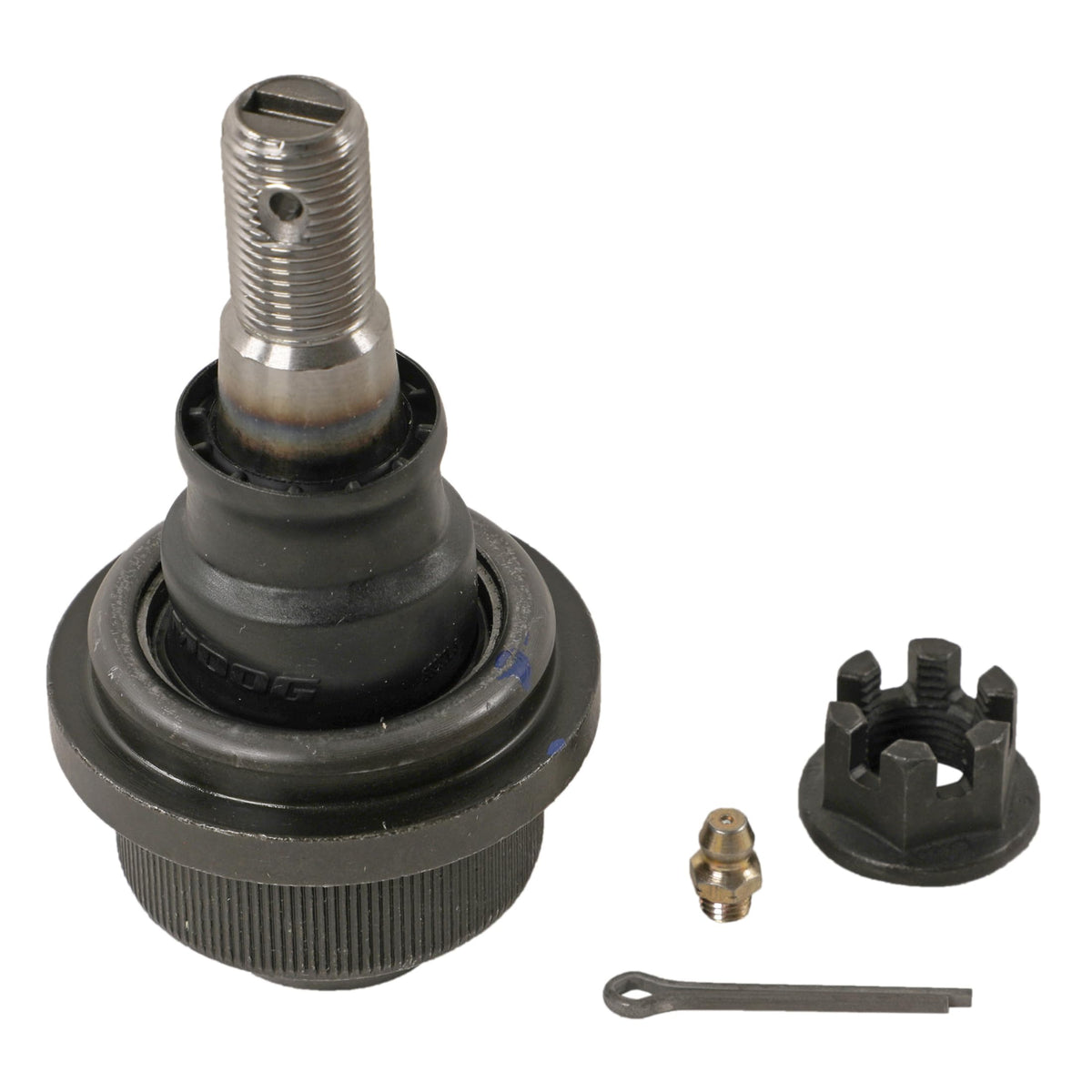 MOOG front lower assembly showing form and fit benefit