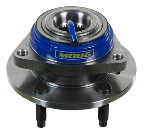 MOOG front-rear hub assembly front view showing precise fit and durability