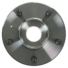 MOOG hub assembly side profile highlighting compact design and strength