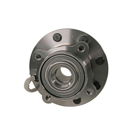 MOOG front hub assembly front view showing fitment and durability benefit