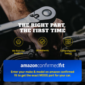 MOOG assembly installed on Ford F-150 hub showing fitment benefit: straightforward replacement