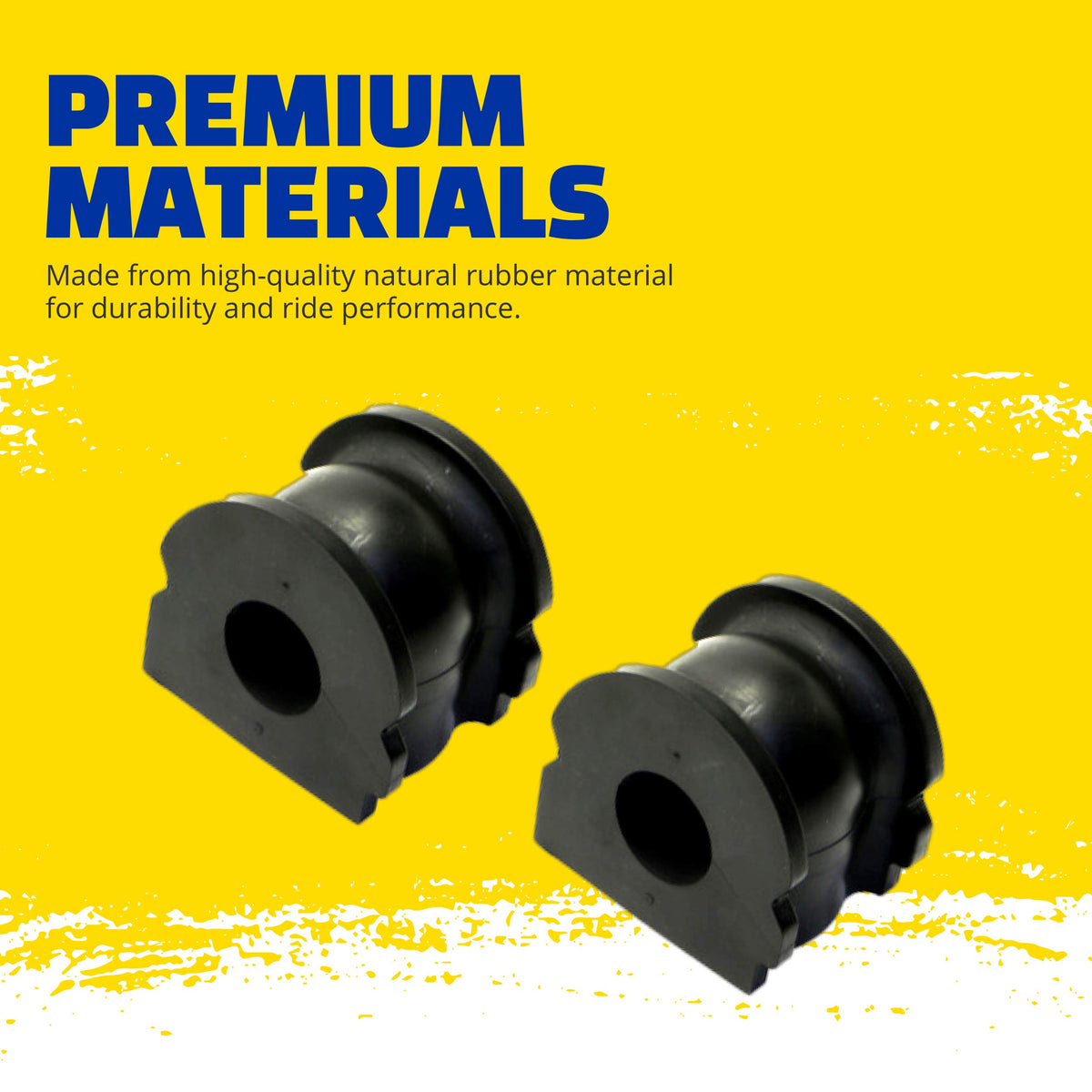 MOOG bushing held in hand to show actual size and fit for faster part verification