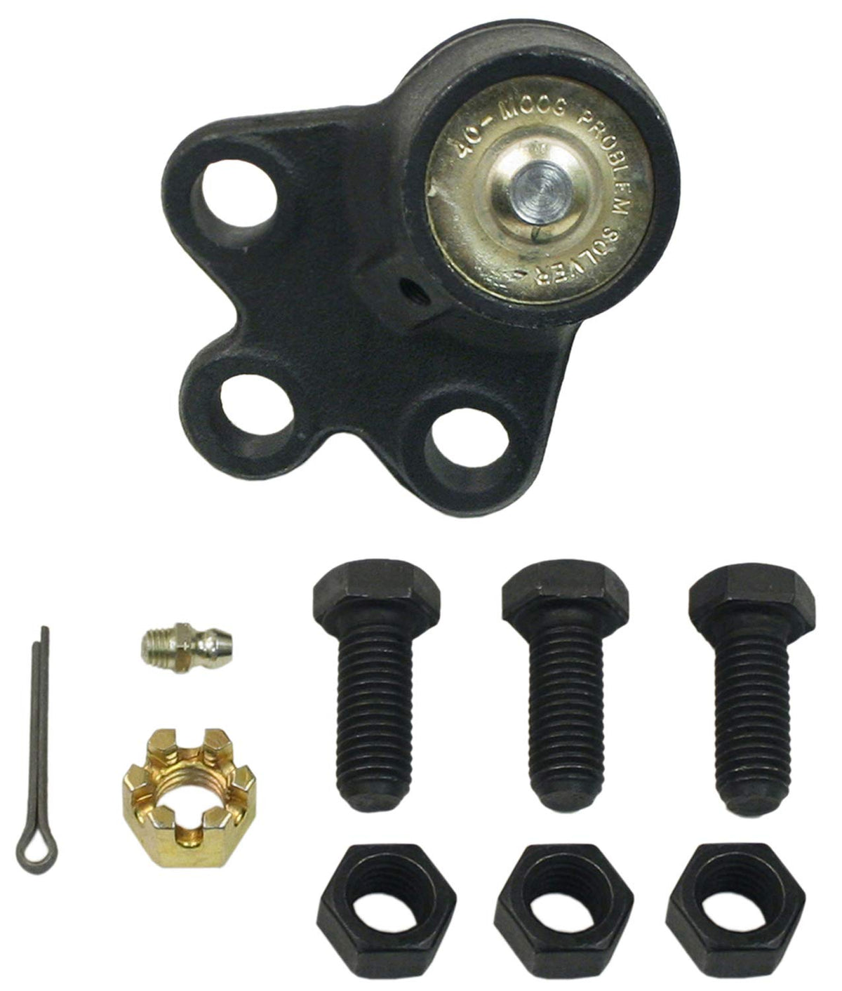 MOOG K500227 front lower ball joint full view highlights solid construction and dependable performance
