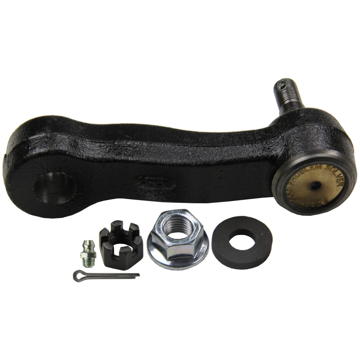 MOOG K6535HD close-up of powdered-metal bearing and grease fitting for long life