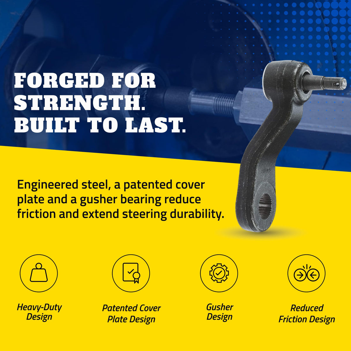 MOOG K6536 patented cover plate detail protecting against debris