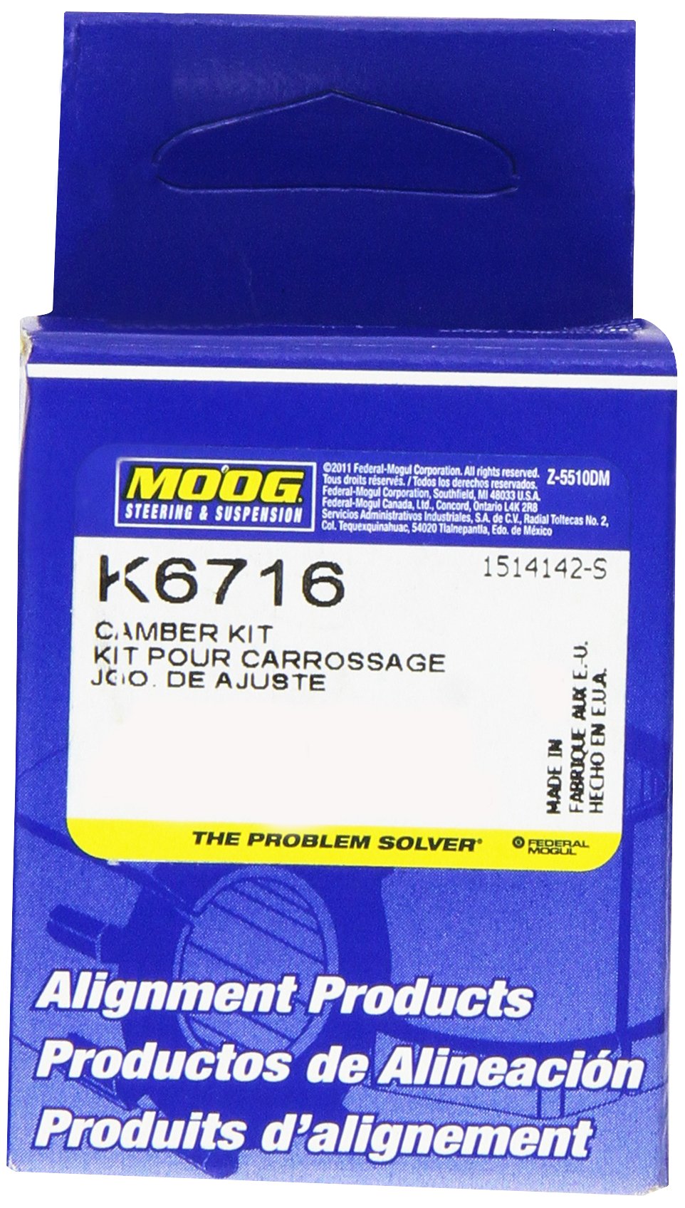 MOOG K6716 close-up of threads and machining for precise fit benefit