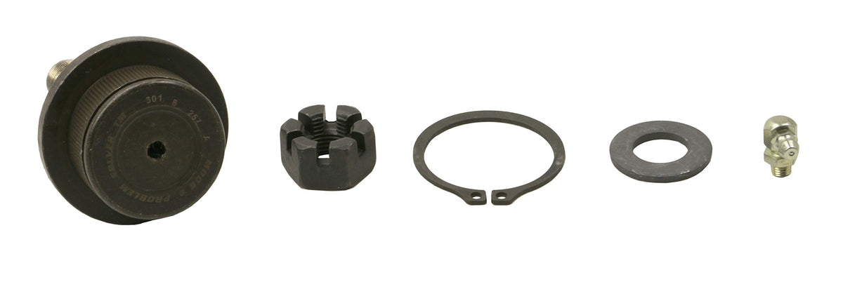 MOOG ball joint close-up of bearing surface illustrating durable construction