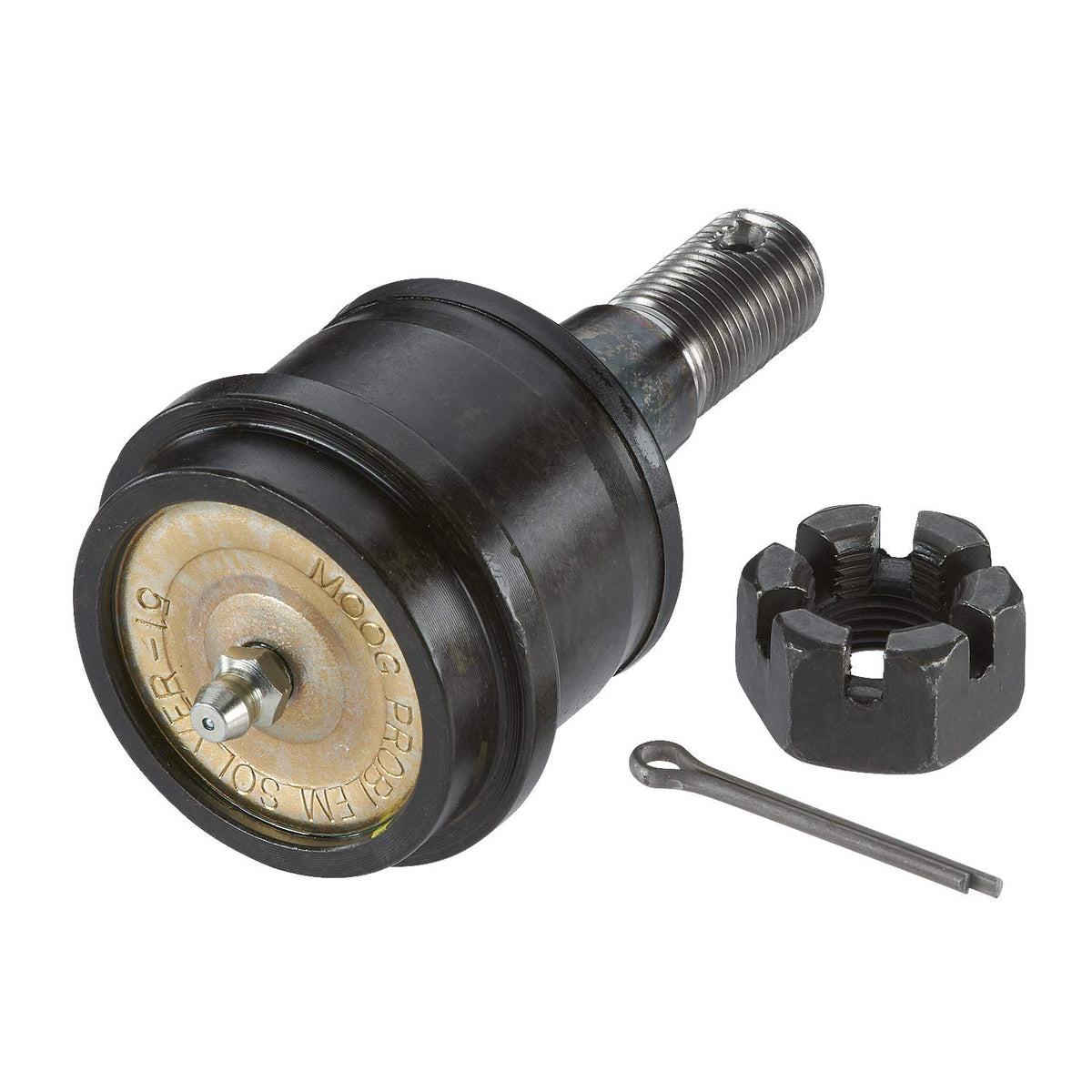 MOOG close-up of threaded stud detail providing secure attachment benefit