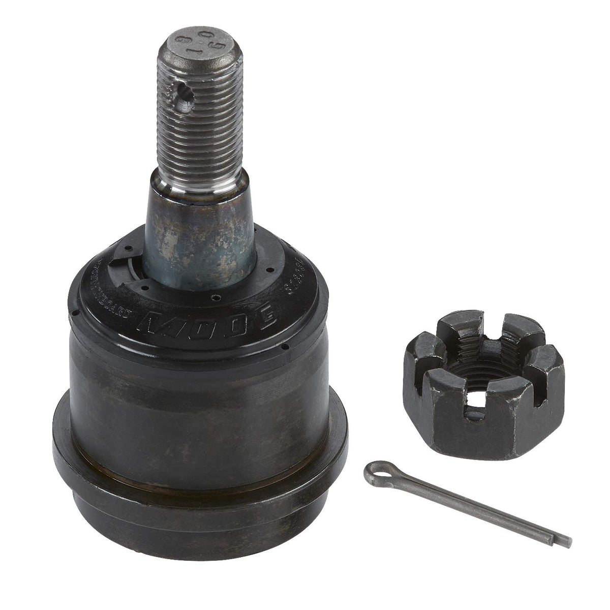 MOOG K7460 front view showing ball joint and precise fit for reliable steering