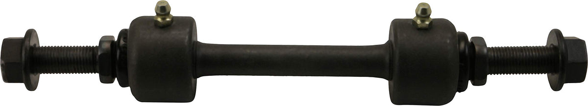 MOOG stabilizer bar link front view showing overall shape and fit benefits