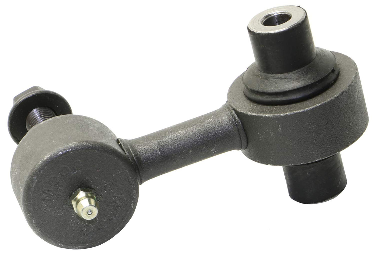 MOOG stabilizer bar link greaseable socket close-up for longer life