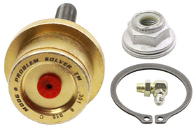 MOOG close-up of threaded stud and seating surface for precise fit and durability