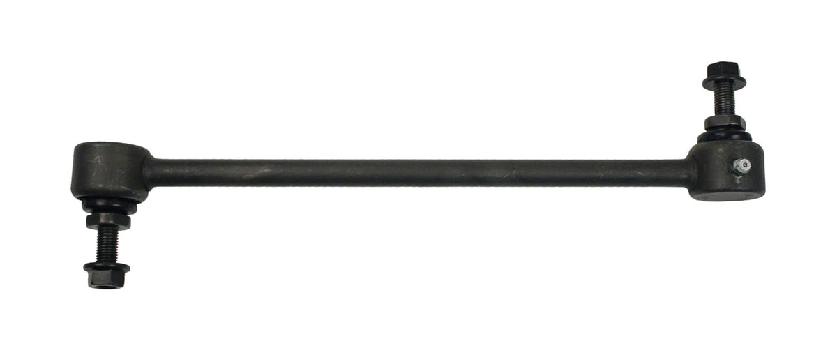 MOOG K80296 front view showing full stabilizer link and mounting ends for fast replacement