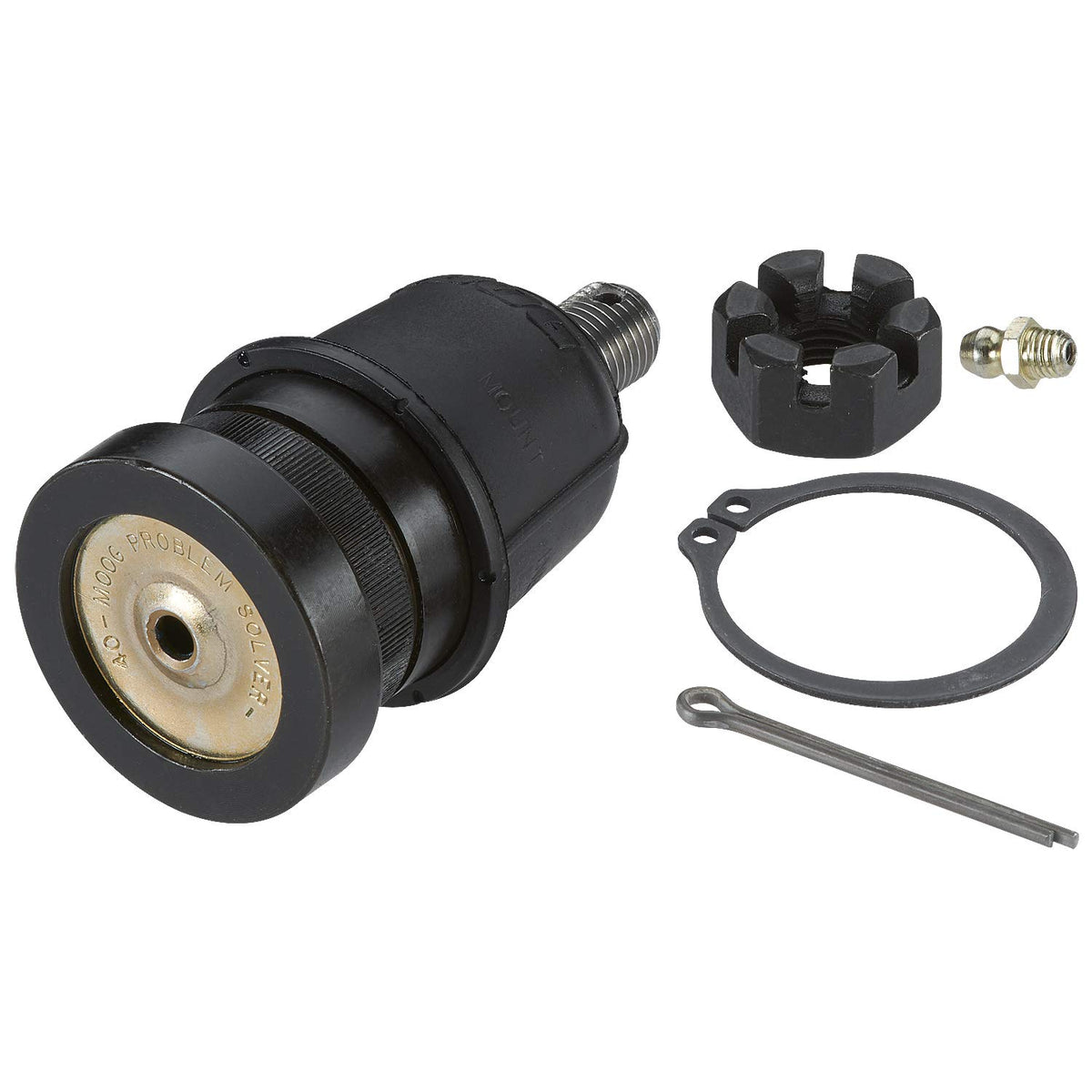 MOOG K90255 close-up of the stud and thread for precise installation