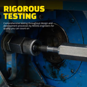 MOOG K90454 held during installation illustrating simple wrench-flat use