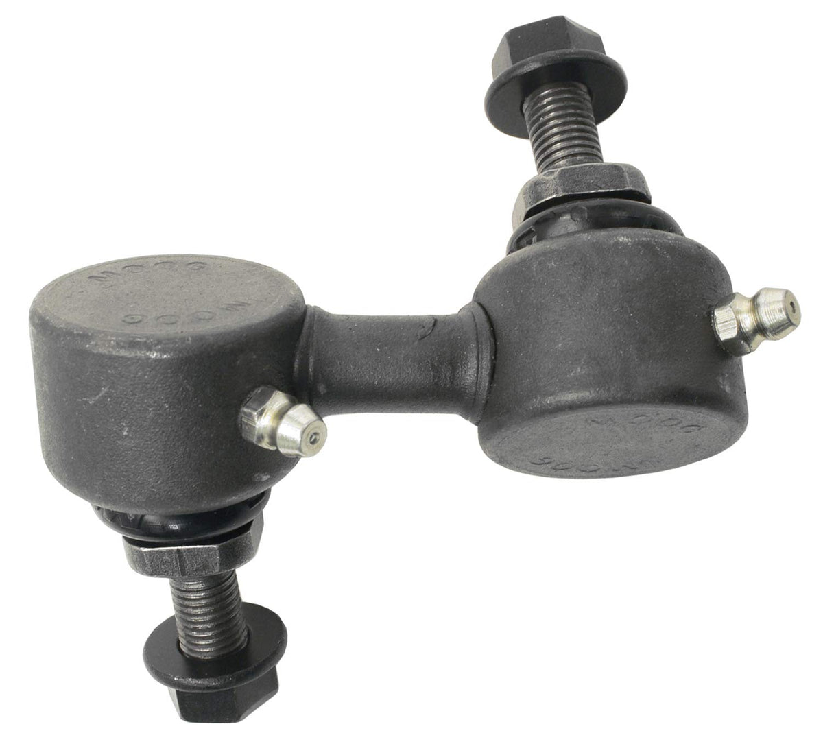 MOOG K90455 front view showing full stabilizer bar link and durable finish for reliable replacement