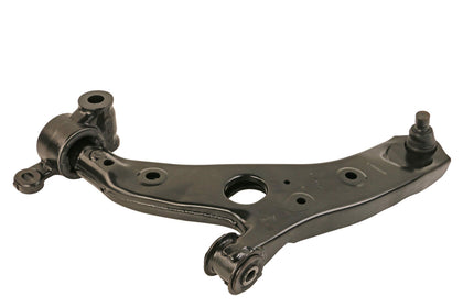MOOG RK623522 front left control arm packaging showing brand and fitment benefits