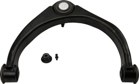 MOOG control arm close-up of welds and joints highlighting structural strength and corrosion resistance