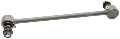 MOOG sway bar link front view showing robust design and improved handling