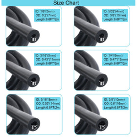 MooiYrs silicone hose close-up showing 3mm wall texture and heat resistance