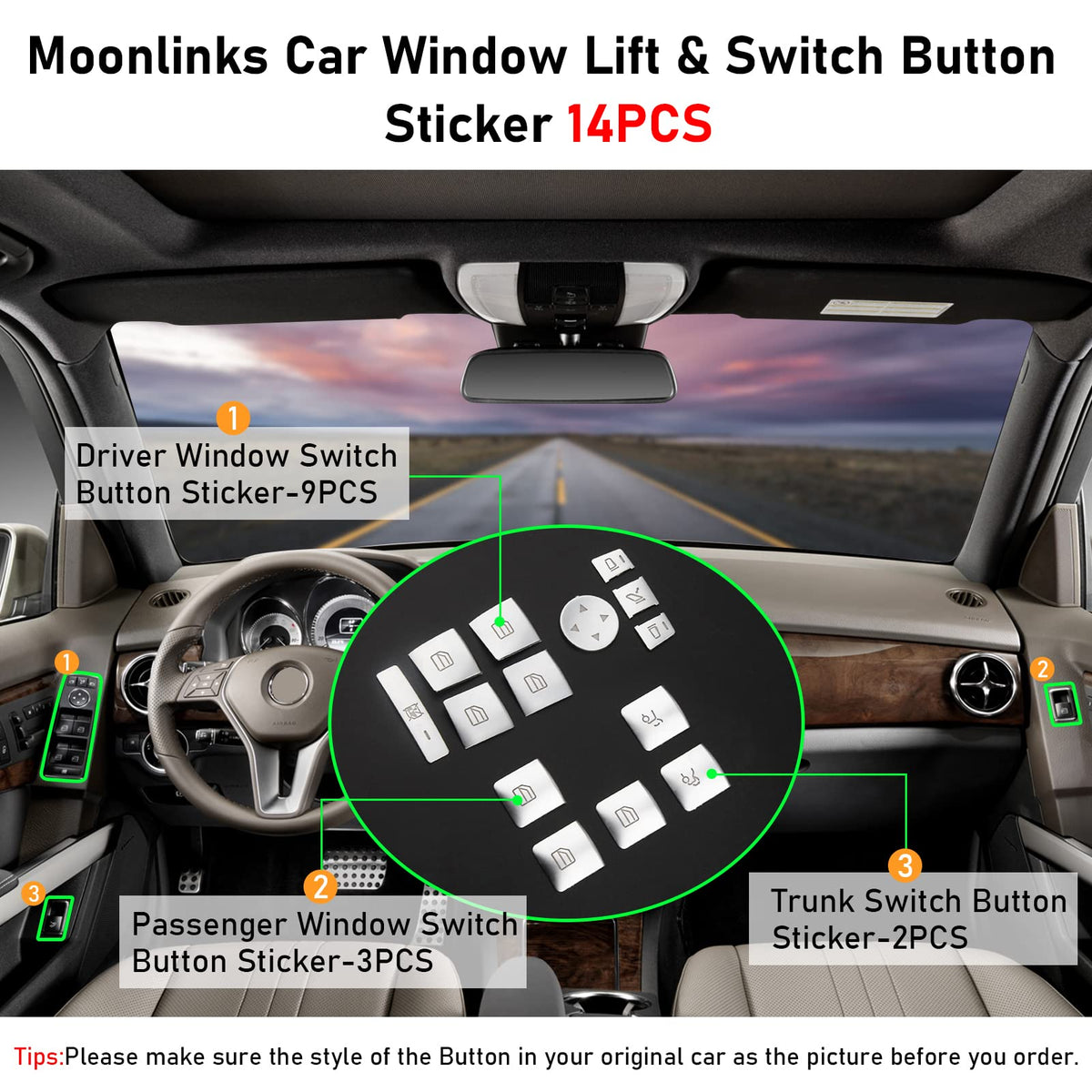 Moonlinks chrome surface close-up showing smooth finish and scratch concealment