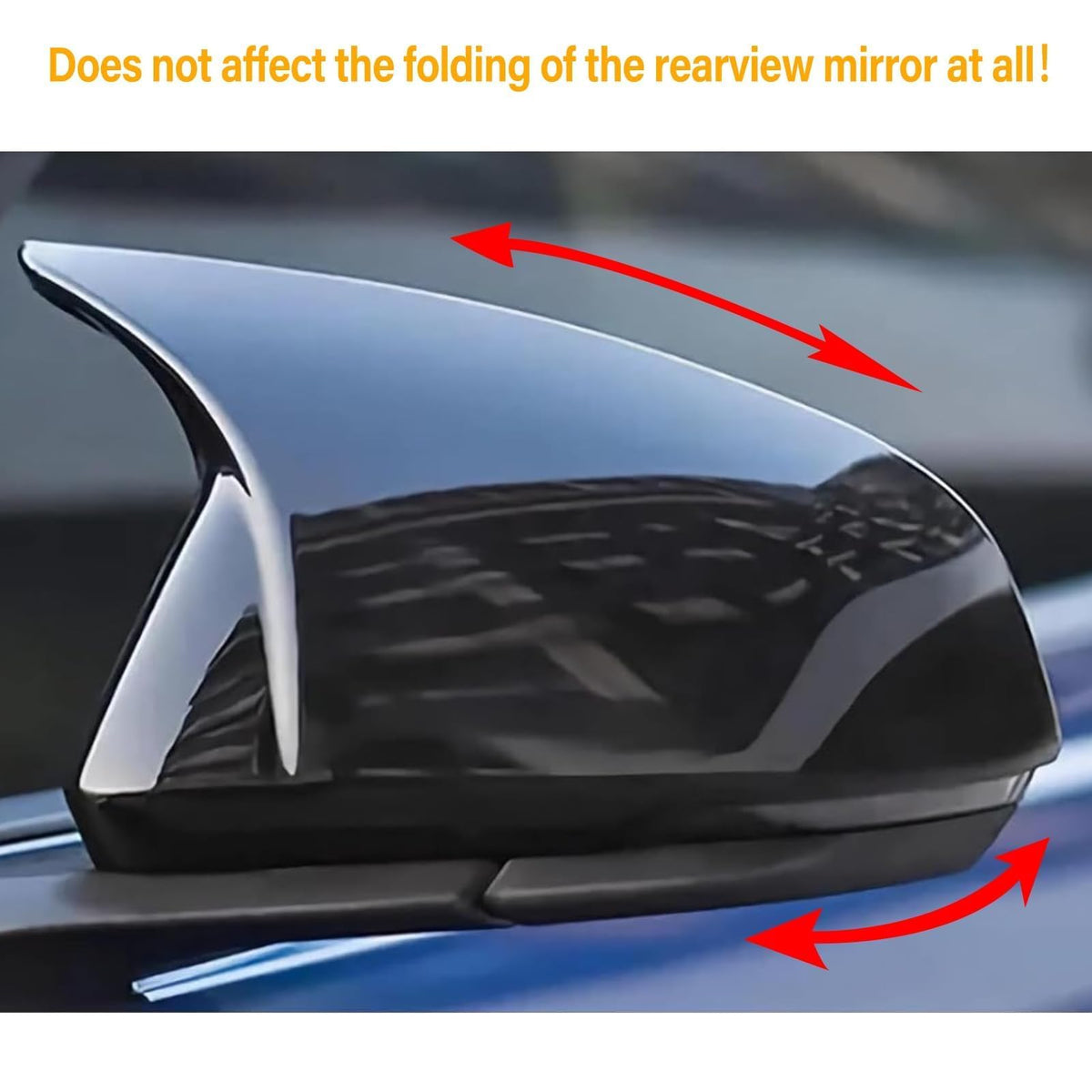 Moonlinks passenger side cover installed on Mustang showing protective fit