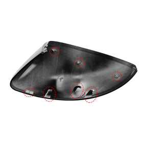 Moonlinks mirror cover lifestyle parked car showing improved look and visual consistency
