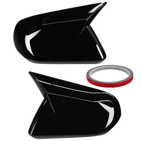 Moonlinks mirror covers on parked Mustang illustrating refreshed exterior look